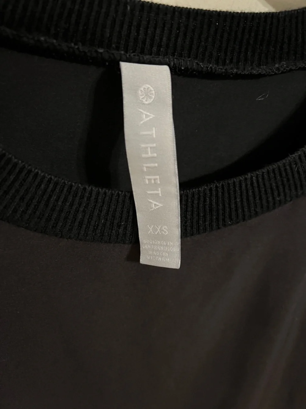 Athleta Black Short Sleeve Performance Top | XXS - Picture 2 of 13